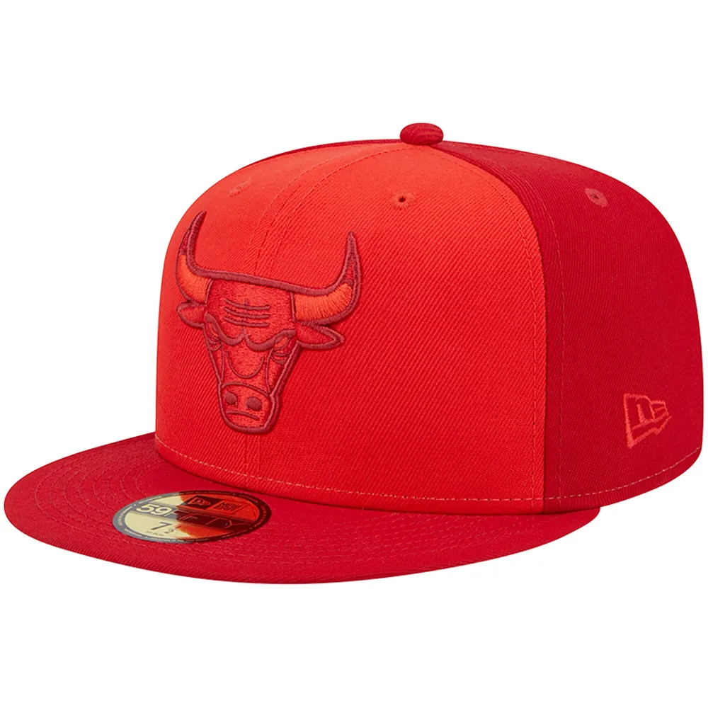 Reserve Goneryl disappear Lids Chicago Bulls New Era Tri-Tone 59FIFTY Fitted Hat - Red | Brazos Mall