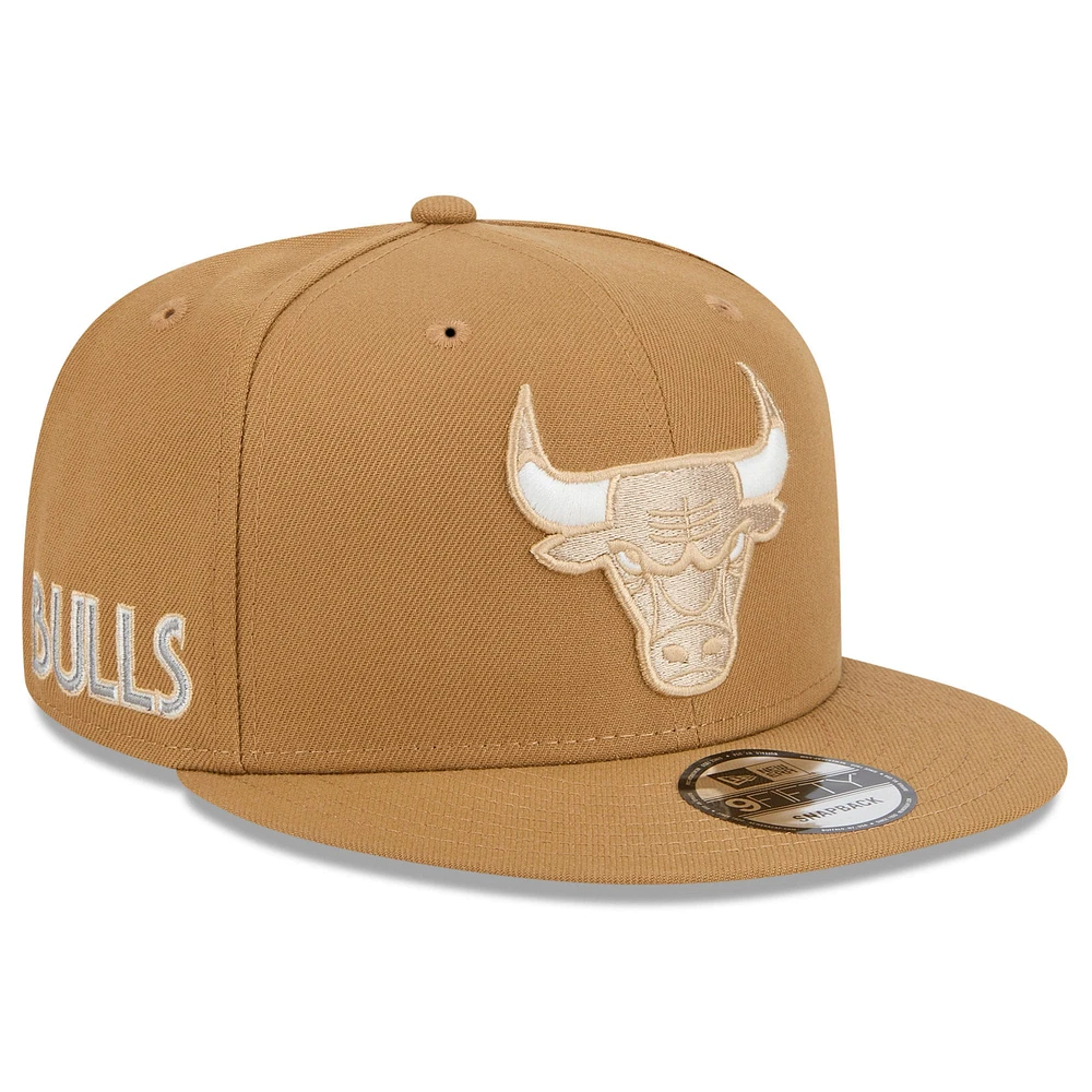 Men's New Era  Tan Chicago Bulls 2024/25 City Edition Alternate 9FIFTY Snapback Hat