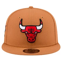 Men's New Era Tan Chicago Bulls Color Pack 9FIFTY Snapback Hat