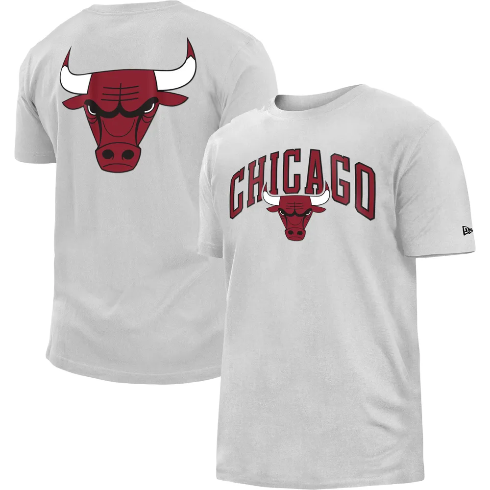 New Era Men's White Chicago Bulls 2022/23 City Edition Brushed Jersey T- shirt