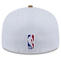 Men's New Era  White Chicago Bulls 2024/25 City Edition 59FIFTY Fitted Hat