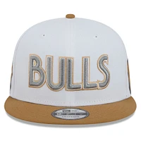 Casquette snapback 9FIFTY Chicago Bulls 2024/25 City Edition New Era pour homme blanche