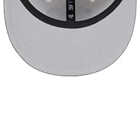 Men's New Era  White Chicago Bulls Throwback Satin 59FIFTY Fitted Hat