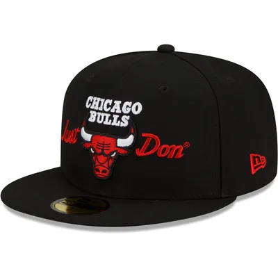 Chicago Bulls New Era Retro City Conference Side Patch 59FIFTY Fitted Hat -  Cream/Black