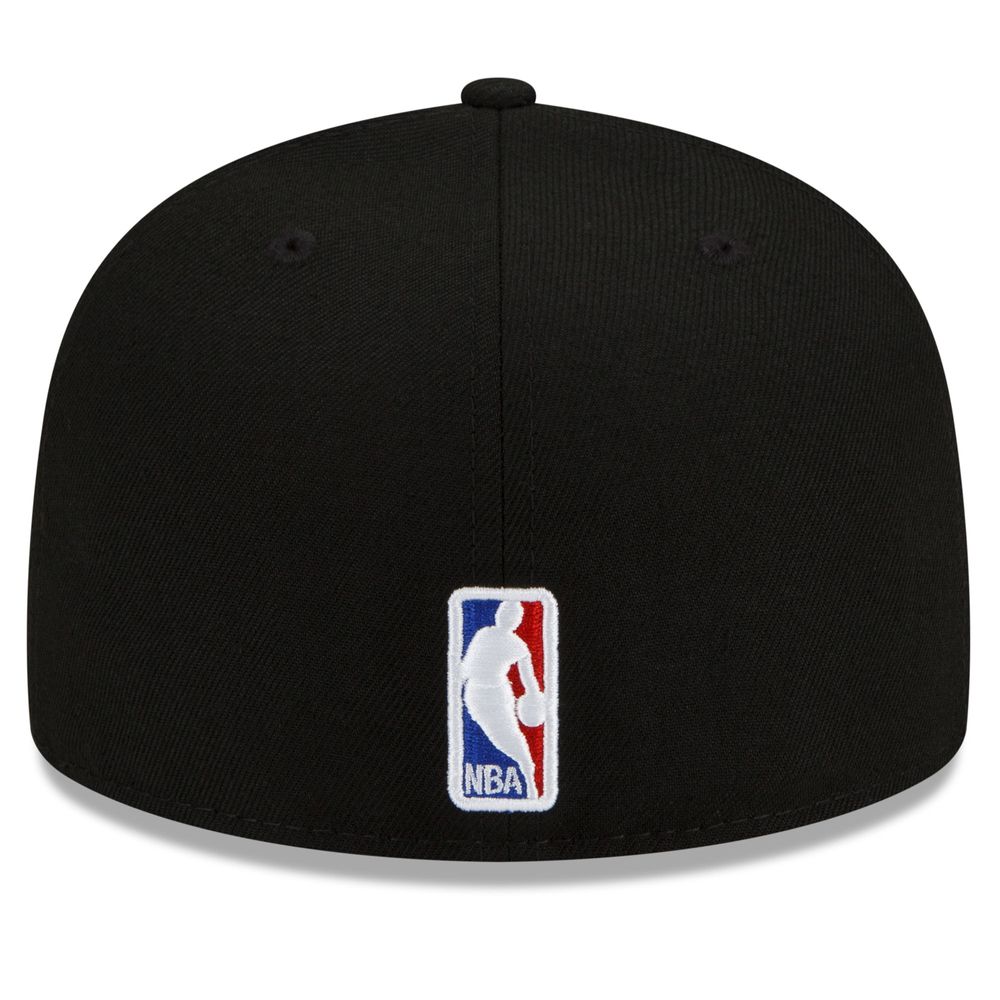 Men's New Era x Just Don Black Chicago Bulls - Team 59FIFTY Fitted Hat