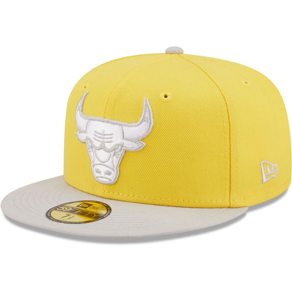 Men's New Era White Chicago Bulls 59FIFTY Fitted Hat