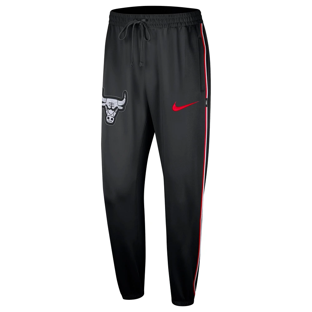 Pantalon Nike noir Chicago Bulls 2023/24 City Edition Authentic Showtime Performance pour homme