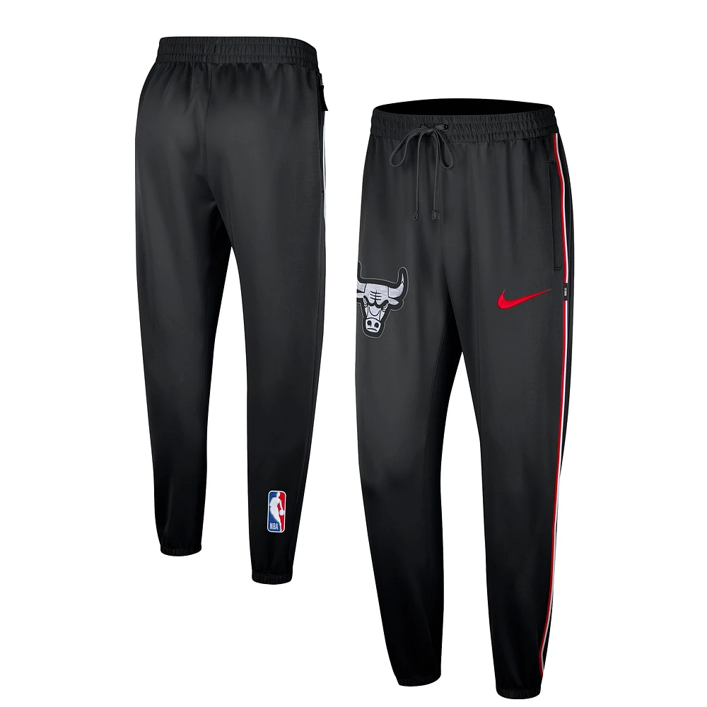 Pantalon Nike noir Chicago Bulls 2023/24 City Edition Authentic Showtime Performance pour homme