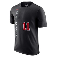 T-shirt avec nom et numéro Nike DeMar DeRozan pour homme, noir, Chicago Bulls 2023/24 City Edition