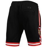 Men's Pro Standard Black Chicago Bulls Chenille Shorts