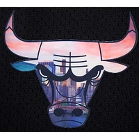Men's Pro Standard Black Chicago Bulls City Scape Mesh Shorts