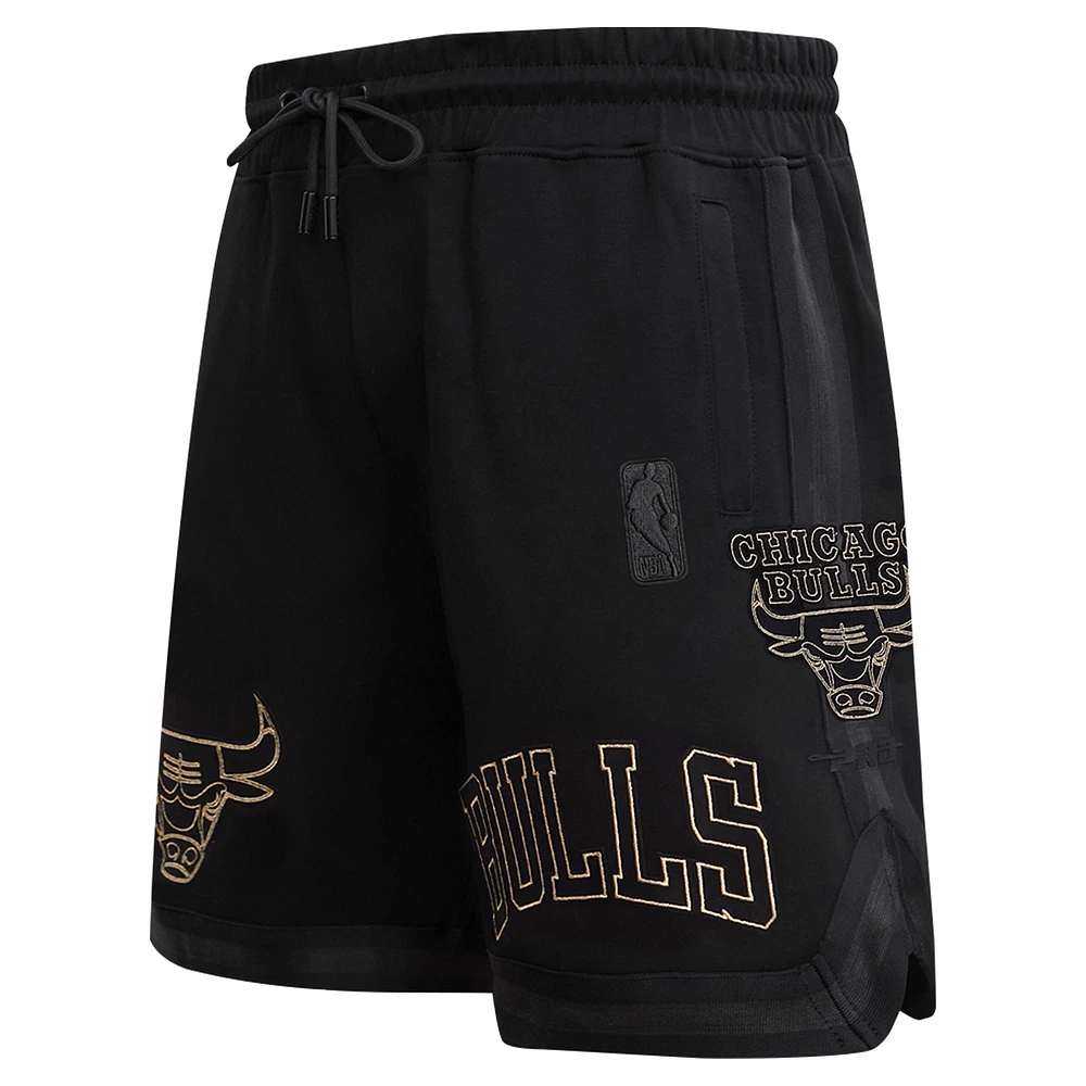 Short Pro Standard noir des Chicago Bulls pour hommes