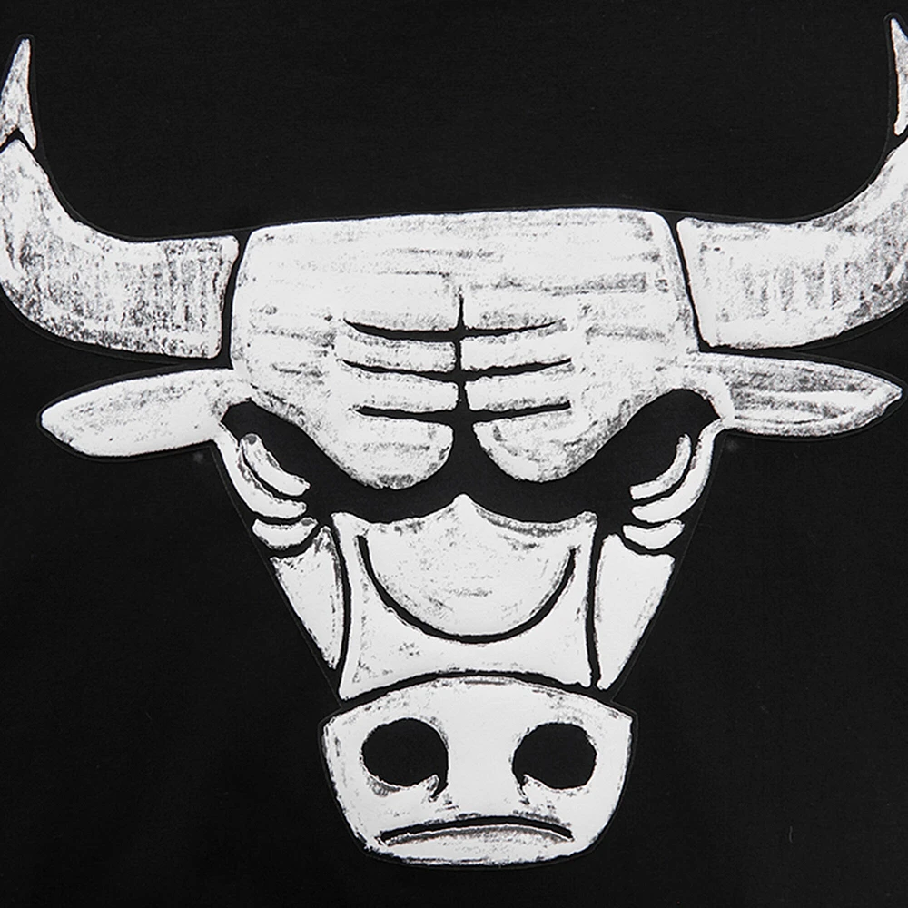 T-shirt noir Pro Standard des Chicago Bulls pour hommes