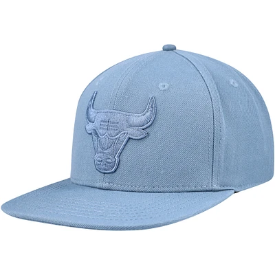 Casquette Snapback ton sur ton Pro Standard bleue des Chicago Bulls pour hommes