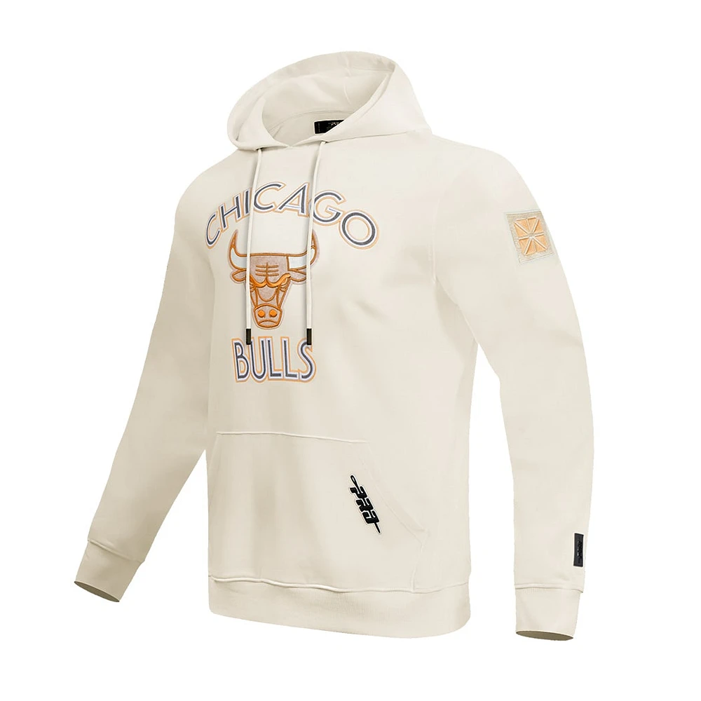 Men's Pro Standard Cream Chicago Bulls 2024/25 City Edition Pullover Hoodie