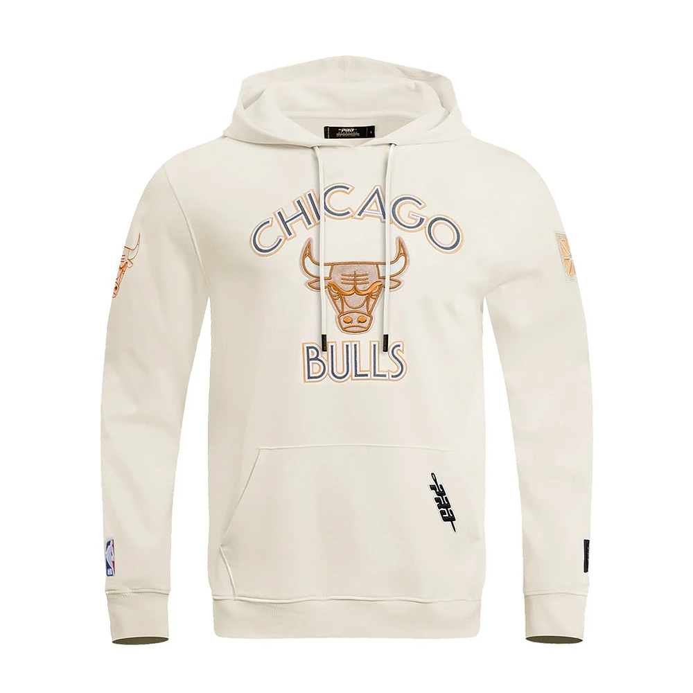 Men's Pro Standard Cream Chicago Bulls 2024/25 City Edition Pullover Hoodie