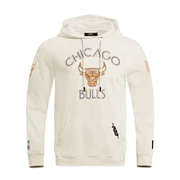 Men's Pro Standard Cream Chicago Bulls 2024/25 City Edition Pullover Hoodie