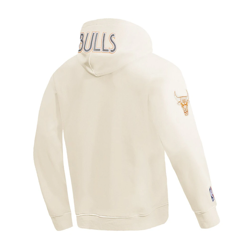 Men's Pro Standard Cream Chicago Bulls 2024/25 City Edition Pullover Hoodie