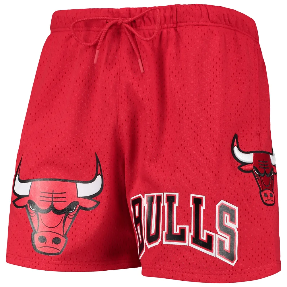 Short capsule Pro Standard Chicago Bulls en maille rouge pour homme