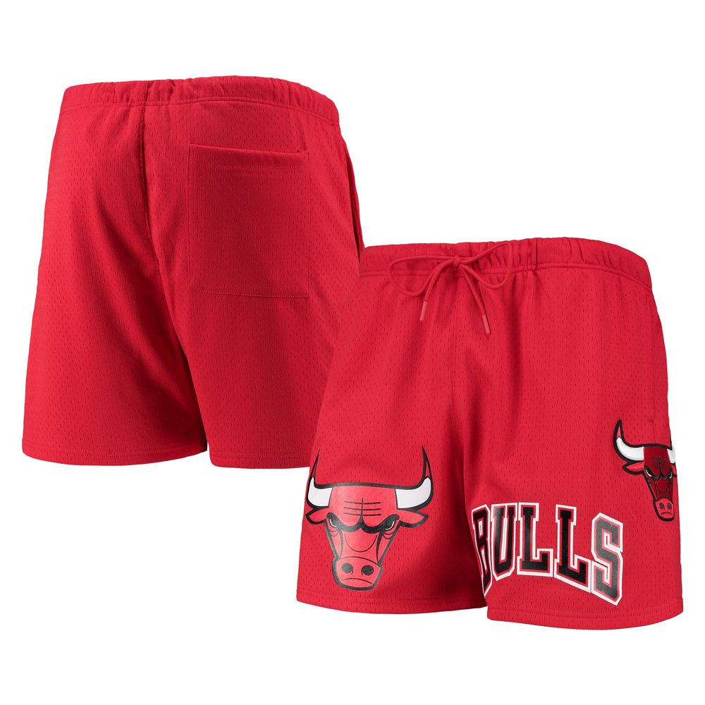 Men's Pro Standard Red Chicago Bulls Mesh Capsule Shorts