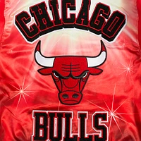 Men's Pro Standard Red Chicago Bulls Sublimated Satin Full-Snap Jacket