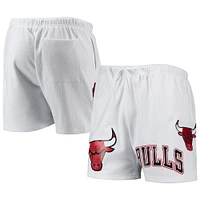 Short capsule Pro Standard Chicago Bulls 6x NBA Finals Champions Mesh pour homme, blanc