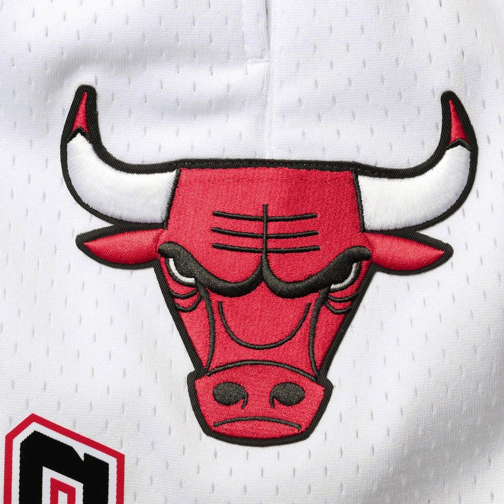 Men's Pro Standard White Chicago Bulls 6x NBA Finals Champions Mesh Capsule Shorts