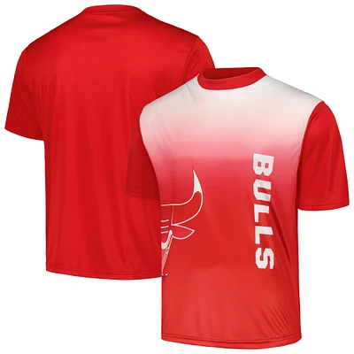 T-shirt sublimé Red Chicago Bulls pour homme