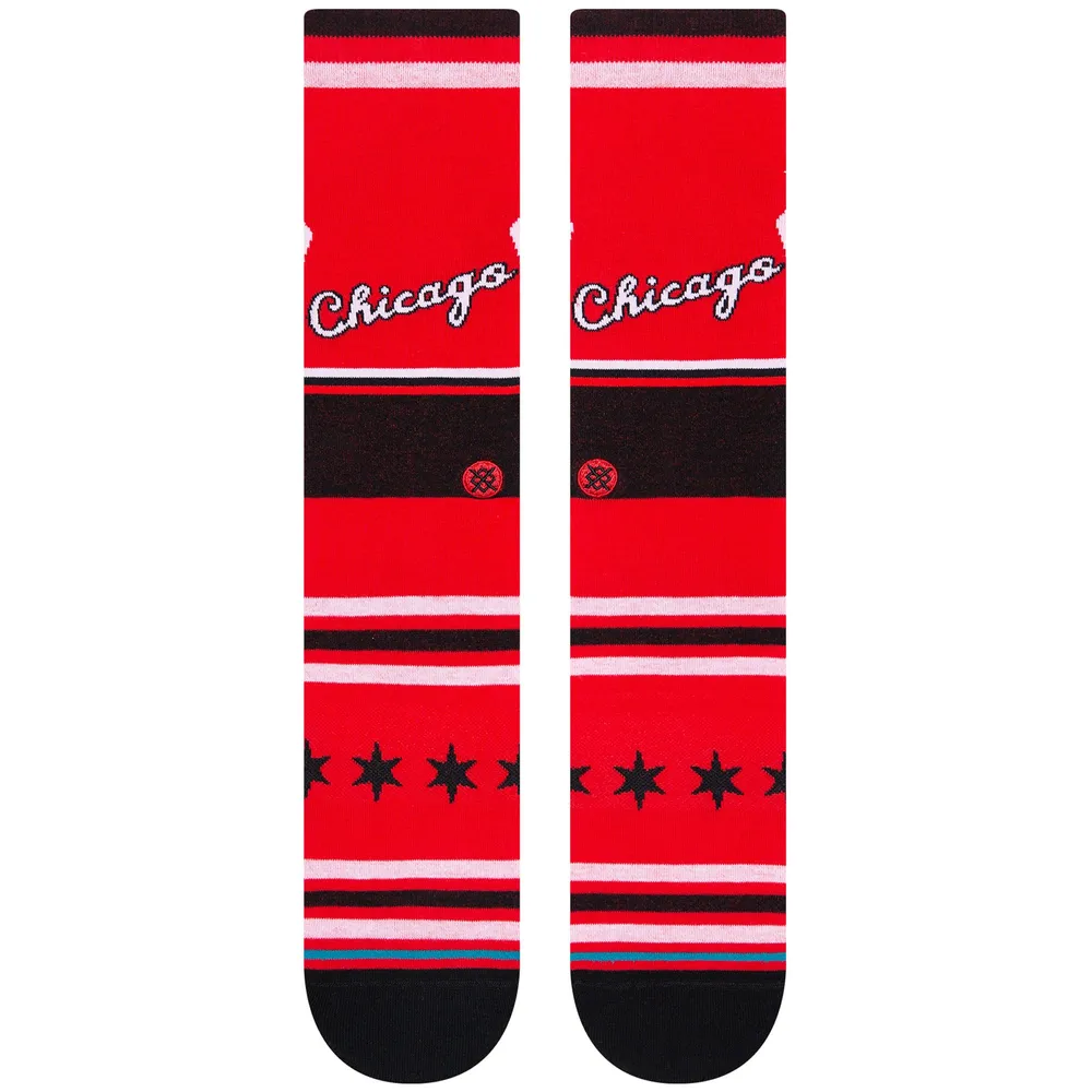 Chaussettes Stance Red Chicago Bulls 2021/22 City Edition pour hommes