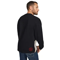 Men's Tommy Jeans Black Chicago Bulls Lucas Long Sleeve T-Shirt