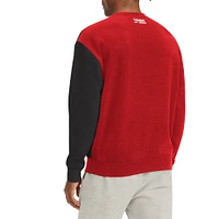 Men's Tommy Jeans Red/Black Chicago Bulls Keith Split Pullover Sweatshirt