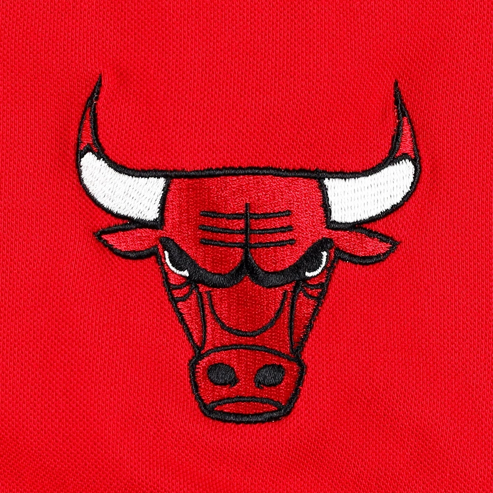 Polo en piqué Stanley des Chicago Bulls de Tommy Jeans pour homme, rouge