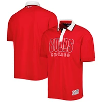 Men's Tommy Jeans Red Chicago Bulls Stanley Pique Polo