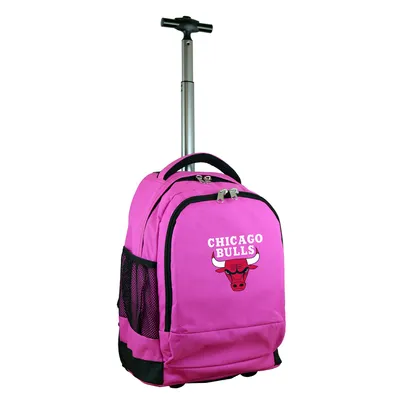 Chicago Bulls MOJO 19'' Premium Wheeled Backpack - Pink