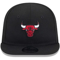 Casquette ajustable My First 9FIFTY Chicago Bulls noire New Era pour nouveau-né et bébé
