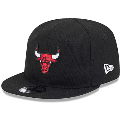 Casquette ajustable My First 9FIFTY Chicago Bulls noire New Era pour nouveau-né et bébé