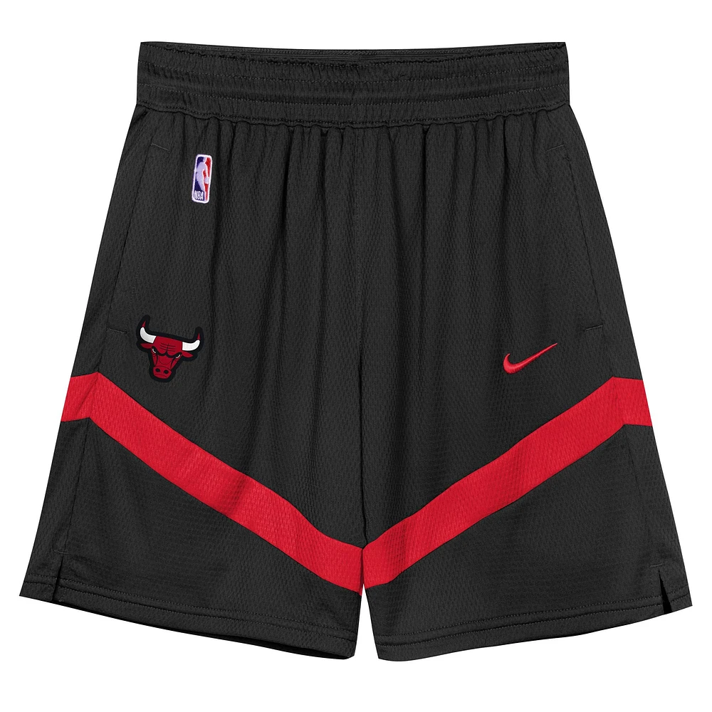 Preschool Black Chicago Bulls Mesh Tank Top and Shorts Set