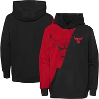 Preschool Red/Black Chicago Bulls Unrivaled Split Pullover Hoodie