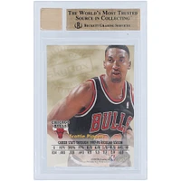 Scottie Pippen Chicago Bulls Autographed 1998-99 Skybox Premium Autographics #96 BGS Authenticated 9.5/10 Card - 10,9.5,9,9.5 Subgrades