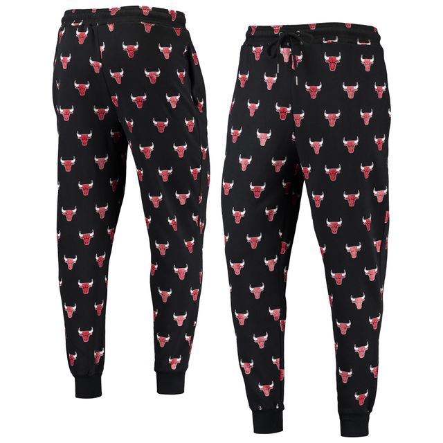 Pantalon de jogging noir à logo intégral The Wild Collective des Chicago Bulls