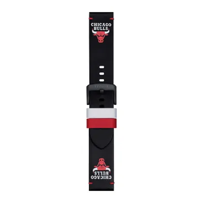 Chicago Bulls Tissot Official Leather Watch Strap - Black