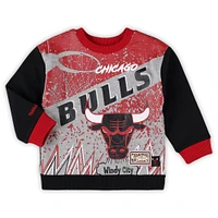 Ensemble pantalon polaire surdimensionné Blockbuster Chicago Bulls Mitchell & Ness pour tout-petit