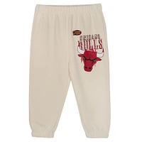 Ensemble sweat à capuche et pantalon surdimensionnés Chicago Bulls Hang Time pour tout-petit Mitchell & Ness Cream
