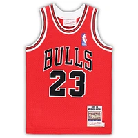 Tout-petit Mitchell & Ness Michael Jordan Rouge Chicago Bulls 1985/86 Hardwood Classics Authentique Maillot