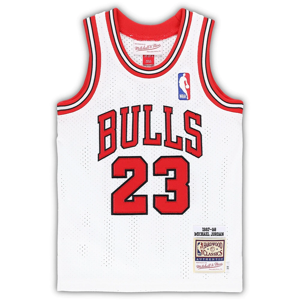 Maillot authentique Mitchell & Ness Michael Jordan Chicago Bulls 1997/98 Hardwood Classics pour tout-petit