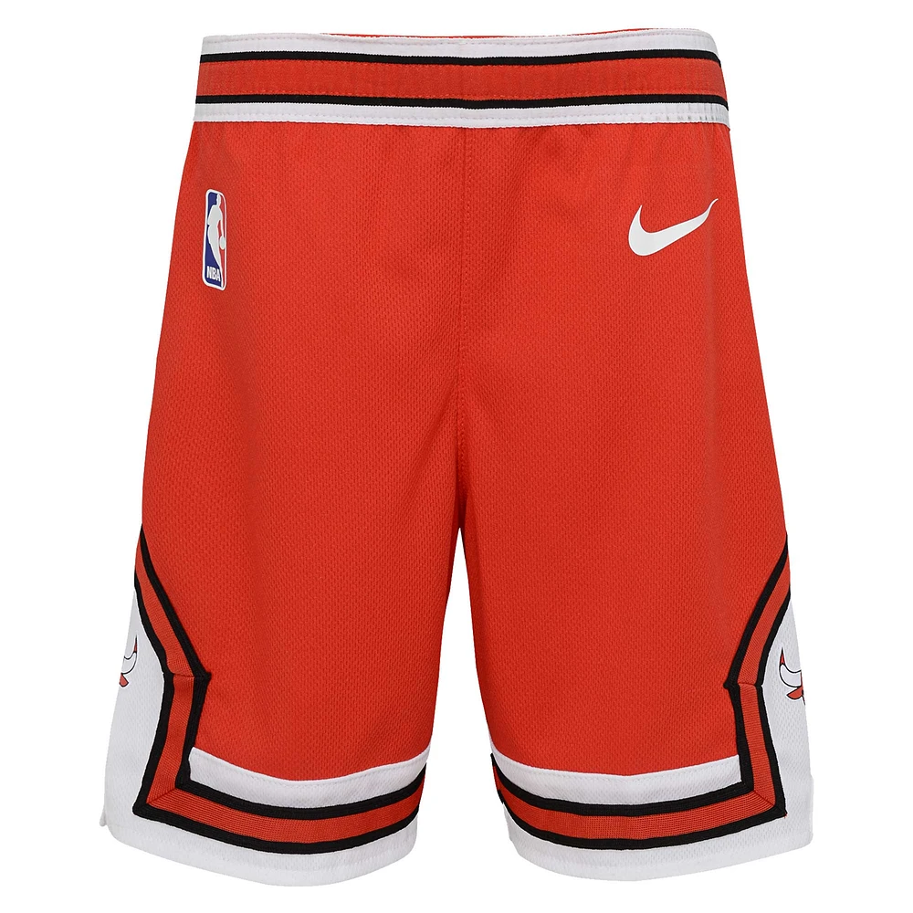 Short Nike rouge Chicago Bulls Icon Replica pour tout-petit