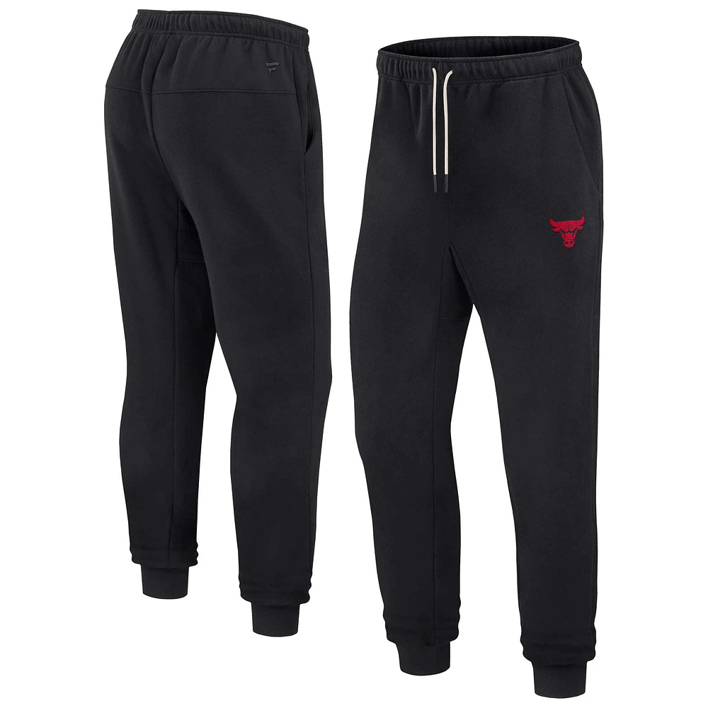 Pantalon de jogging unisexe Fanatics Chicago Bulls Elements en polaire super doux noir