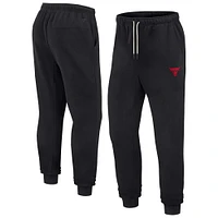 Pantalon de jogging unisexe Fanatics Chicago Bulls Elements en polaire super doux noir