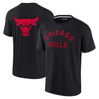 T-shirt unisexe Fanatics Black Chicago Bulls Elements super doux à manches courtes