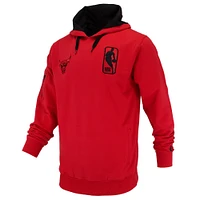 Sweat à capuche unisexe FISLL Red Chicago Bulls Logoman Shadow Collection